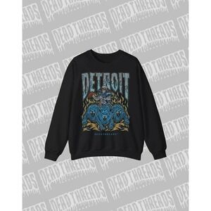 Detroit Football Dead Threads NFL Style Sweatshirt